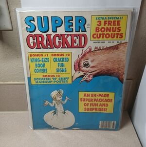 Vintage Super Cracked Magazine is a collectors' edition from Winter 1986